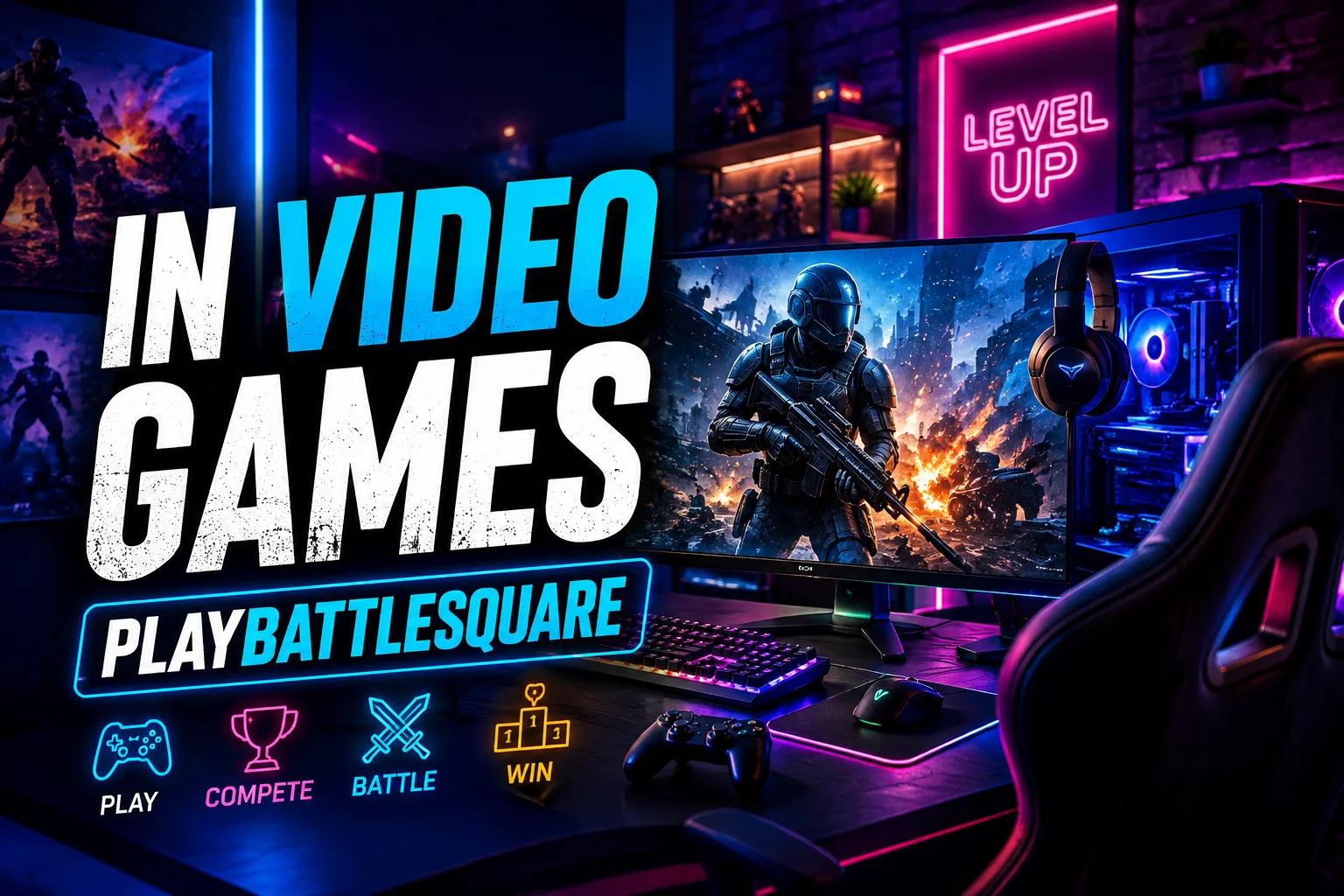 in video games playbattlesquare