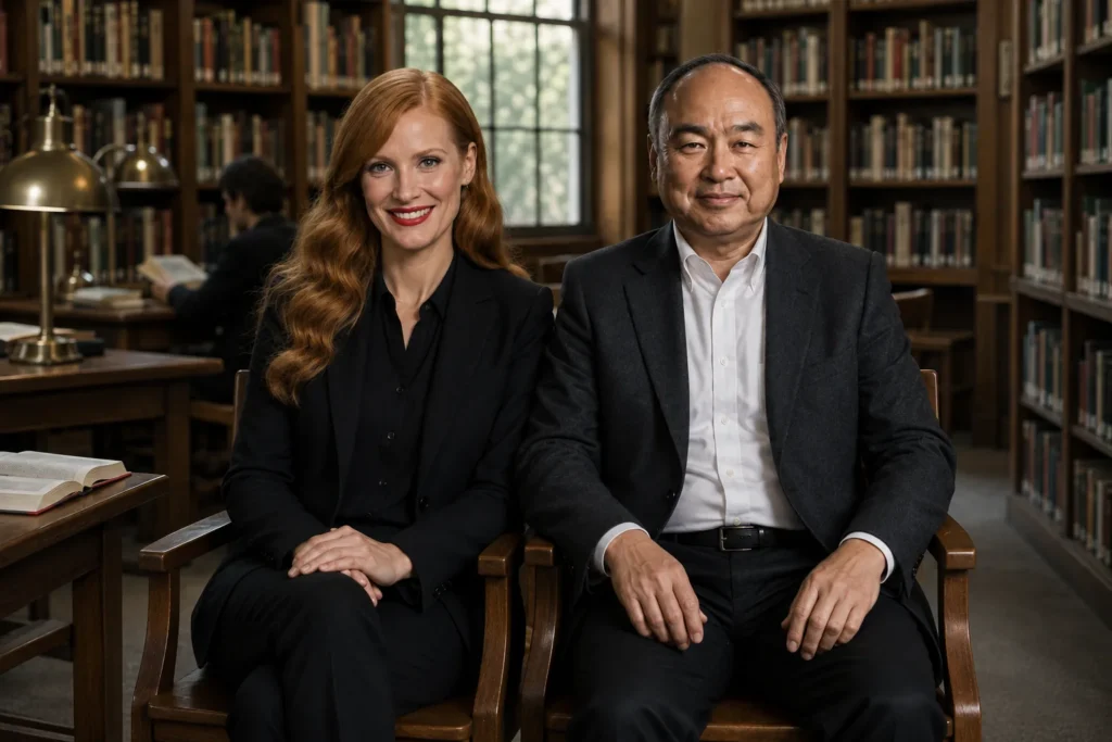 jessica chastain and masayoshi son