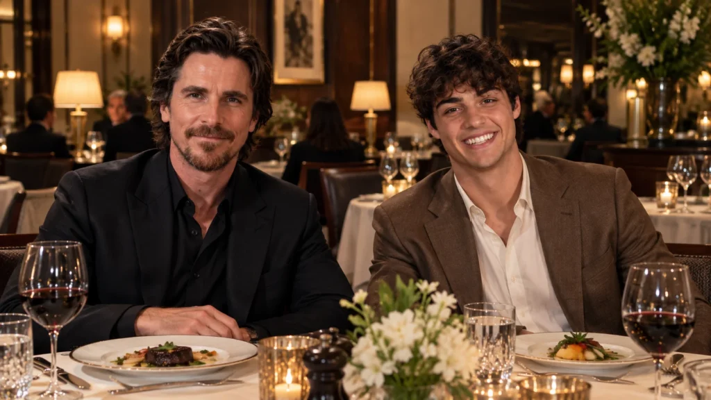 christian bale and noah centineo