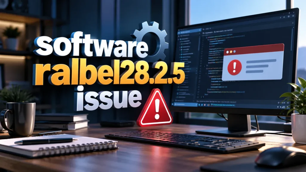 software ralbel28.2.5 issue